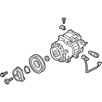 2020 Hyundai Genesis G90 A/C Compressor - 97701-J6100