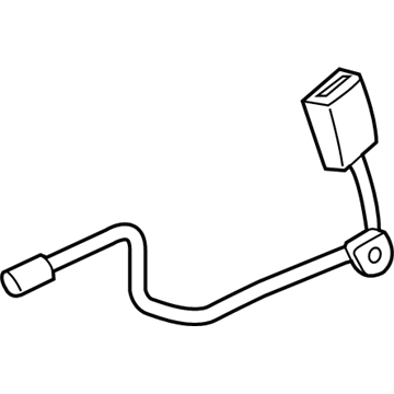 Hyundai 88840-A5500-RY Front Seat Belt Buckle Assembly Right Hand 88840-A5500-RY Hyundai Front Seat Belt Buckle Assembly Right Hand Illustration 1 of 1