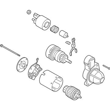 Hyundai Santa Fe Starter Motor - 36100-2GGA0