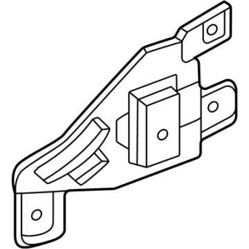 Hyundai 86698-N9GA0 PIECE-RR BUMPER SIDE,RH 86698-N9GA0 Hyundai PIECE-RR BUMPER SIDE,RH Illustration 1 of 1