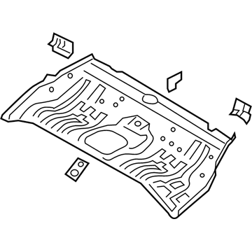 2019 Hyundai Elantra Floor Pan - 65510-F3000