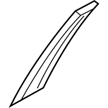 Hyundai 83260-3V000 GARNISH Assembly-RR Dr Frame RH 83260-3V000 Hyundai GARNISH Assembly-RR Dr Frame RH Illustration 1 of 1