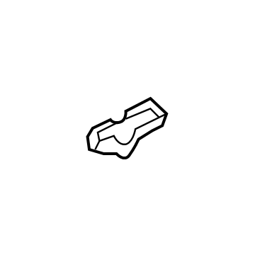 Hyundai 83413-P2000 GRIP-REAR DOOR GLASS 83413-P2000 Hyundai GRIP-REAR DOOR GLASS Illustration 1 of 1