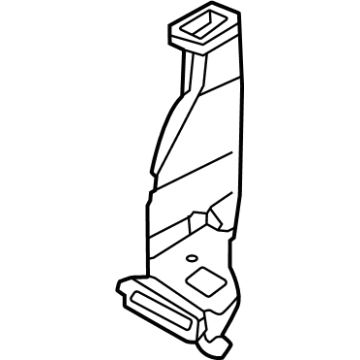 Hyundai 97370-N9000 Rear Heating Duct Right Hand 97370-N9000 Hyundai Rear Heating Duct Right Hand Illustration 1 of 1