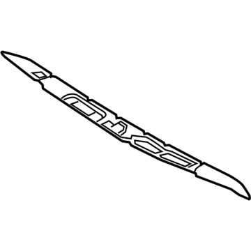 87372-3N020 Hyundai Garnish-Back Panel,Upper Illustration 1 of 1