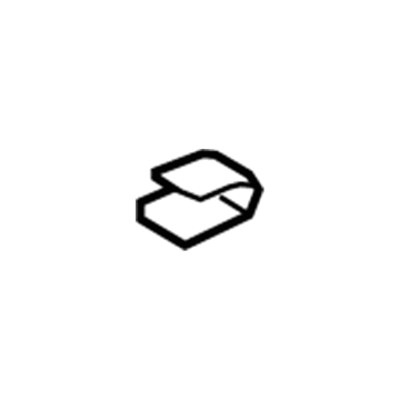 87376-3N000 Hyundai Back Panel Moulding Pad Illustration 1 of 1