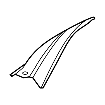 Hyundai 64587-PI000 BRACKET ASSY-FENDER & BPR MTG 64587-PI000 Hyundai BRACKET ASSY-FENDER & BPR MTG Illustration 1 of 1