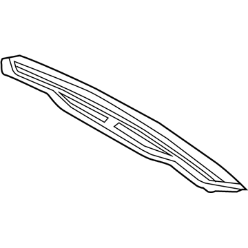 84810-2W000-NBC Hyundai Garnish Assembly-Defroster Center Illustration 1 of 1