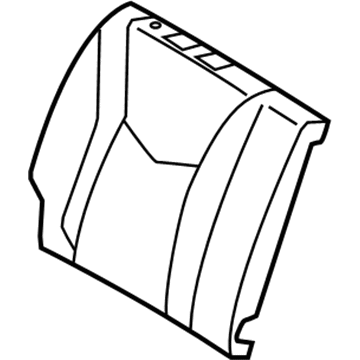 89450-2V000 Hyundai Pad Assembly-2ND Back,RH Illustration 1 of 1