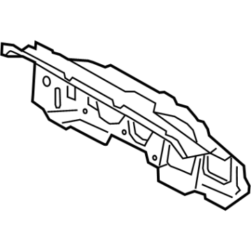 Hyundai 84124-BE000 Dash Panel Insulator 84124-BE000 Hyundai Dash Panel Insulator Illustration 1 of 1