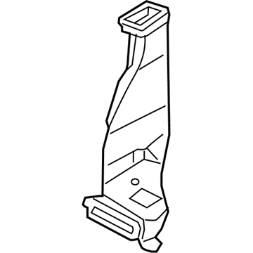 Hyundai 97370-D3200 Rear Heating Duct Right Hand 97370-D3200 Hyundai Rear Heating Duct Right Hand Illustration 1 of 1