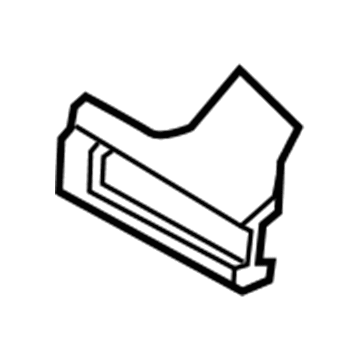 84735-3XAA0-RAS Hyundai Crash Pad Driver Side Panel Right Hand Illustration 1 of 1