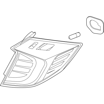 Hyundai 92401-L0000 Rear Comb Outside Lamp Assembly Left Hand 92401-L0000 Hyundai Rear Comb Outside Lamp Assembly Left Hand Illustration 1 of 1