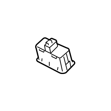 81830-3T000 Hyundai Push Button Assembly-Trunk Lid Inner Illustration 1 of 1