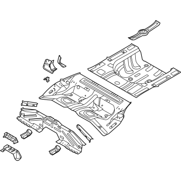 Hyundai Sonata Floor Pan - 65510-L0000