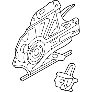 Hyundai Entourage Window Regulator - 82402-4D010