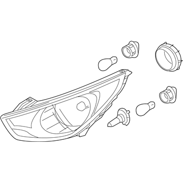 2011 Hyundai Tucson Headlight - 92101-2S050
