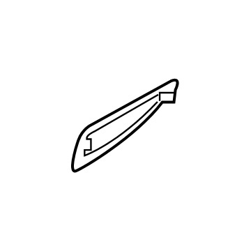 82653-L1000 Hyundai Pad-FR Dr O/S HDL Hinge,LH Illustration 1 of 1