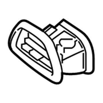 97480-G3000-RPE Hyundai Side Air Ventilator Duct Assembly Left Hand Illustration 1 of 1