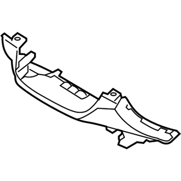 Hyundai 84760-G3000-TRY Panel Assembly-Lower,Center 84760-G3000-TRY Hyundai Panel Assembly-Lower,Center Illustration 1 of 1