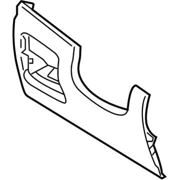 84750-G3100-TRY Hyundai Crash Pad Lower Panel Assembly Left Hand Illustration 1 of 1