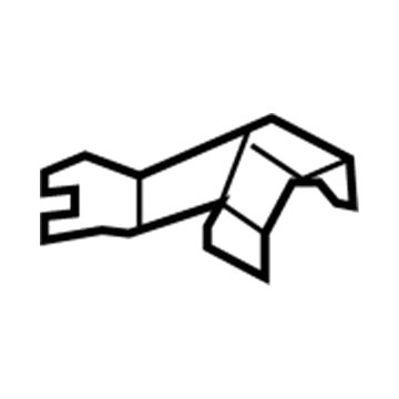 82485-2B000 Hyundai Front Outside Handle Support Bracket Illustration 1 of 1