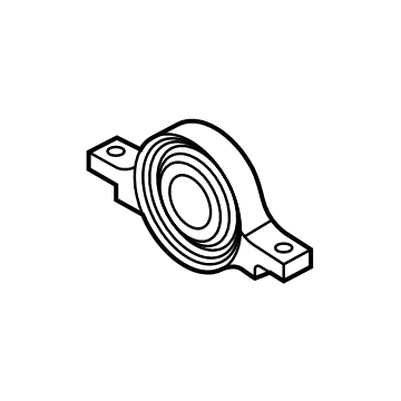 49320-J6100-P Hyundai BEARING ASSY-CENTER Illustration 1 of 1