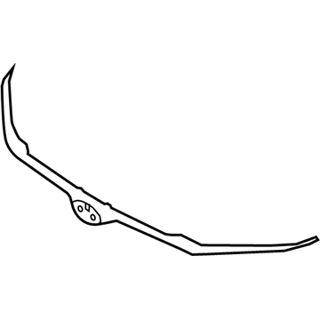 86566-K4000 Hyundai MOULDING-Front Bumper,Ctr Illustration 1 of 1