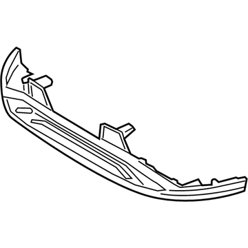 86512-K4000 Hyundai Front Bumper Cover Lower Illustration 1 of 1