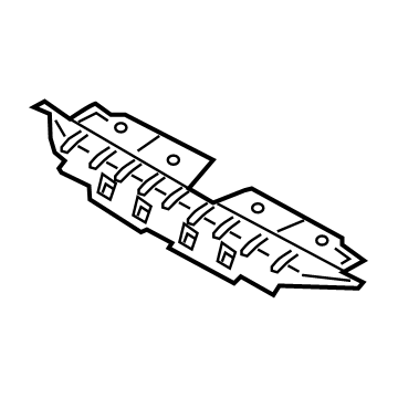 86360-K4000 Hyundai Cover Assembly-Radiator Grille UPR Illustration 1 of 1