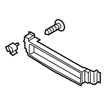 86950-K4000 Hyundai Flap & Duct Assembly-Active Air Illustration 1 of 1