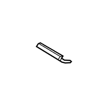 86525-K4000 Hyundai Bracket Assembly-FR Bumper Sd UPR Illustration 1 of 1