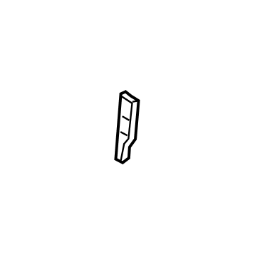 86578-K4000 Hyundai Bracket-Bumper MTG,RH Illustration 1 of 1