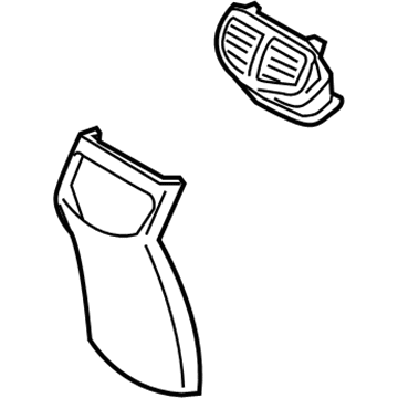 Hyundai 84690-G2010-WMP Console End Cover Assembly 84690-G2010-WMP Hyundai Console End Cover Assembly Illustration 1 of 1