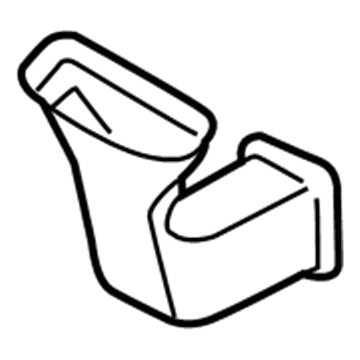 97020-G2000 Hyundai Duct Assembly-Rear Air Ventilator,No.2 Illustration 1 of 1