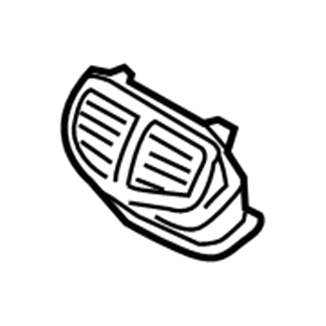 Hyundai 97040-G2000-WMP Air Ventilator Assembly Console 97040-G2000-WMP Hyundai Air Ventilator Assembly Console Illustration 1 of 1