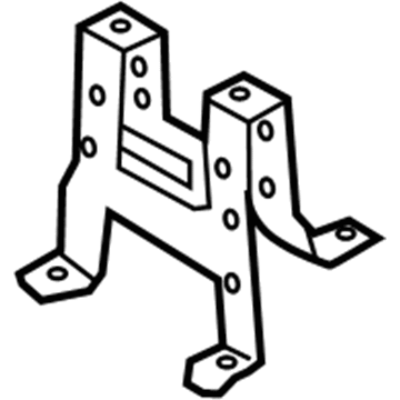 84635-G2100 Hyundai Bracket Assembly-Floor Console Rear Illustration 1 of 1