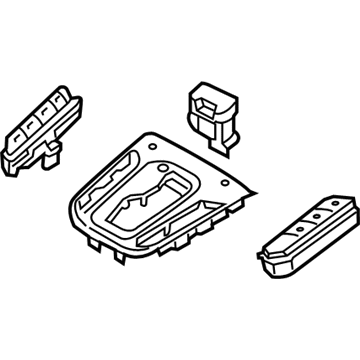 846A0-G2220-UAY Hyundai Console Upper Cover Assembly Illustration 1 of 1