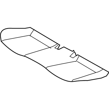 Hyundai 89160-1E170-MWL Rear Seat Cushion Covering Assembly 89160-1E170-MWL Hyundai Rear Seat Cushion Covering Assembly Illustration 1 of 1