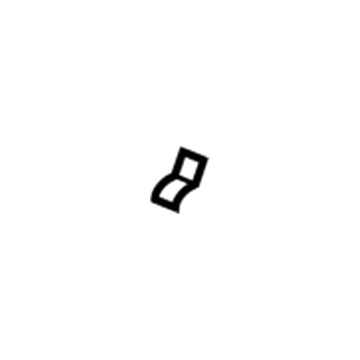 Hyundai 89360-1E372-MWS Rear Seat Back Cover Left-Hand 89360-1E372-MWS Hyundai Rear Seat Back Cover Left-Hand Illustration 1 of 1
