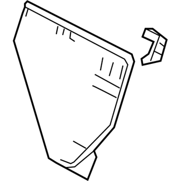 89310-1E260 Hyundai Frame & Lock Assembly-Rear Seat Back Illustration 1 of 1