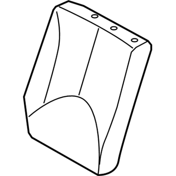 Hyundai 89400-1E170-MWL Rear Seat Back Assembly Right Hand 89400-1E170-MWL Hyundai Rear Seat Back Assembly Right Hand Illustration 1 of 1