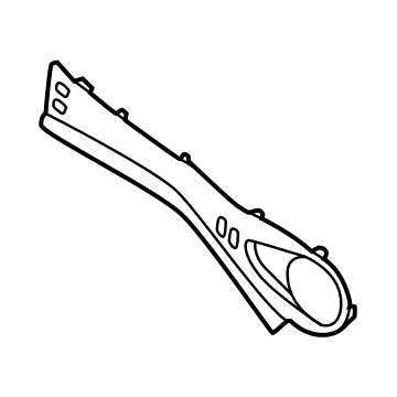 55231-CW500 Hyundai Cover-Assist Arm MTG,RH Illustration 1 of 1