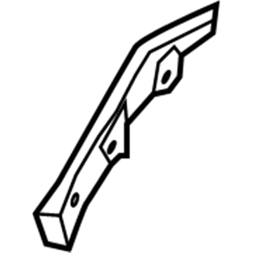 86624-4Z000 Hyundai Reinforcement-Rear Bumper Cover,RH Illustration 1 of 1