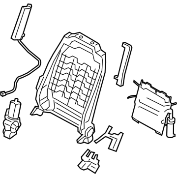Hyundai 88310-R6010 Front Seat Back Frame Assembly Left Hand 88310-R6010 Hyundai Front Seat Back Frame Assembly Left Hand Illustration 1 of 1