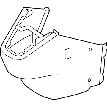 2007 Hyundai Tucson Center Console Base - 84610-2E400-Z9