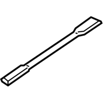 85370-D3400 Hyundai Plate-Roof Assist Handle Illustration 1 of 1