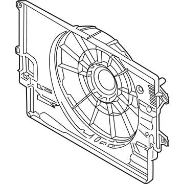 2017 Hyundai Ioniq Fan Shroud - 25350-G7000