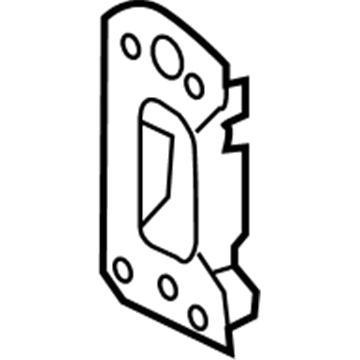 64585-2P700 Hyundai Bracket Assembly-Carrier Upper Mounting,R Illustration 1 of 1