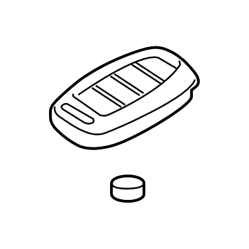 95440-K9000 Hyundai Smart Key Fob Illustration 1 of 1